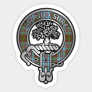 Clan Anderson Crest & Tartan Sticker